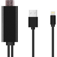 Airsky Apple iPhone iPad Lightning HDMI Görüntü ve Ses Aktarıcı Kablo - A5-22