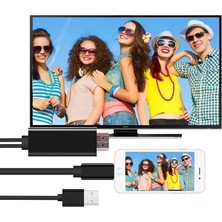 Airsky Apple iPhone iPad Lightning HDMI Görüntü ve Ses Aktarıcı Kablo - A5-22