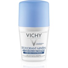 Vichy Roll-On  Deodorant 48 Saat Terleme Karşıtı Etkili Alüminyum İçermez 50 ml