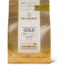 Callebaut Gold Karamelli Damla Çikolata (2.5 kg)