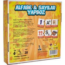 Mr Toy Alfabe ve Sayılar Yapboz 3 Parça