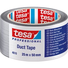 Tesa Basic Duct Bant, 25m:50mm , Gri