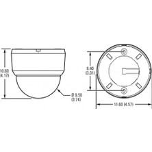 Pelco Fd2-F4-6X İç Ortam Sabit Dome Renkli Güvenlik Kamerası