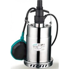 LEO XKS-750S Paslanmaz Çelik Gövdeli Drenaj Dalgıç Pompa 220V 167 lt/dk 8.5 mss