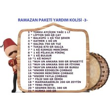 Ramazan Paketi Yardım Kolisi 21 Parça Paket-3