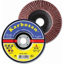 Karbosan Flap Disk 180 Nk 100 Kum Alüminyum Oxid (932120)