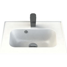 Turkuaz Seramik Blue Etajerli Lavabo 50 x 36,5 cm