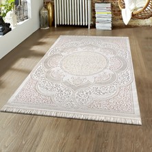 Tiffany Halı Fantasia Klasik Desen Pembe Renk Halı T3077AP 150x230 cm