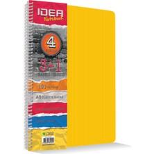 Uninote Idea 17*24 150 Yaprak 4+1 Ayraçlı Defter