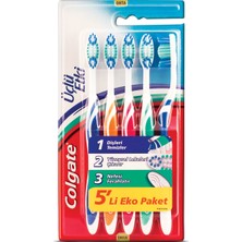 Colgate Üçlü Etki Diş Fırçası Orta 5'li