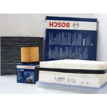 Bosch + Waben  Toyota Corolla 1.4 D4D Filtre Seti 3'lü 2013-Sonrası