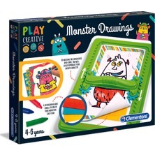 Clementoni Play Creative Canavar Çizimler
