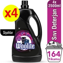 Woolite Sıvı Çamaşır Deterjanı Koyu Renkler 2500 ml x 4 Adet