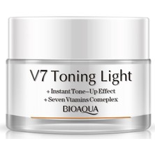 Bioaqua V7 Toning Light Nemlendirici Beyaz ve Aydınlık Görünüm Kremi 50 gr