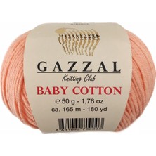 Gazzal Baby Cotton El Örgü İpi Neon Sarı 3462