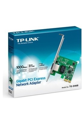 TP-LINK TG-3468 10/100/1000Mbps Gigabit PCI Express Network Adaptör
