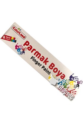 Colorland 6 Renk Parmak Boya