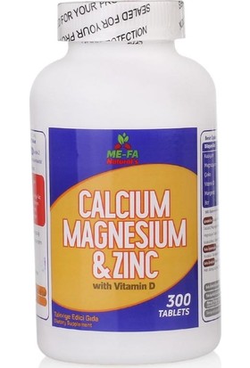 Mefa Naturals Calcium Magnesium Zinc Vitamin D 3 3 KUTU 900 TABLET