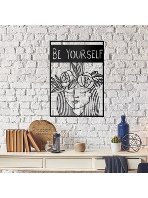 Pirudem Be Yourself Metal Tablo 50 x 70 cm