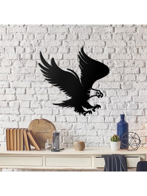 Pirudem Black Eagle Metal Tablo 50 x 51 cm