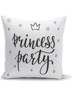 Realhomes Prıncess Party Dijital Baskılı Dekoratif Yastık Kılıfı