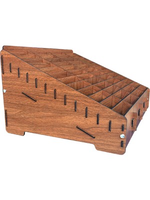 Hedef Hediyelik Cep Telefonu Tamir Servisleri İçin Tahta Raf 48 Bölmeli