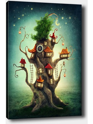 Tablo Center Dekoratif Kanvas Tablo 30 x 40 cm