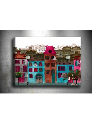 Tablo Center Dekoratif Kanvas  Tablo 30 x 40 cm