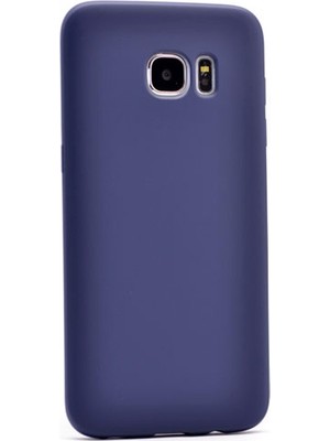 Case Street Samsung Galaxy S7 Kılıf Premier Silikon Kılıf Lacivert