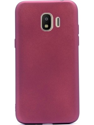 Case Street  J2 Pro 2018 Kılıf Premier Silikon Mürdüm