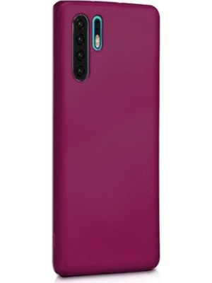 Case Street Huawei P30 Pro Kılıf Premier Silikon Esnek Arka Koruma Mürdüm