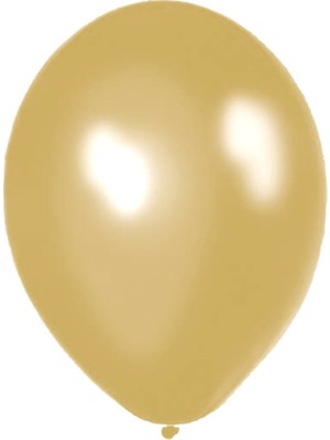 Atom Balon Atom 12 İnç Metalik Gold Altın Balon - 100 Adet