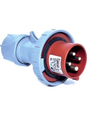Tp Electric Cee 4X16  Düz Fiş Kilitli Ip67