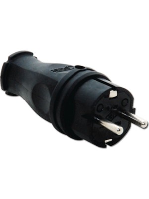Tp Electric 1X16 Kauçuk Düz Fiş