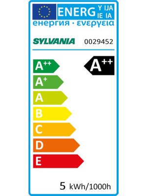 Sylvania E14 LED Mum Rustik Filament Lamba 4.5W Sarı Işık