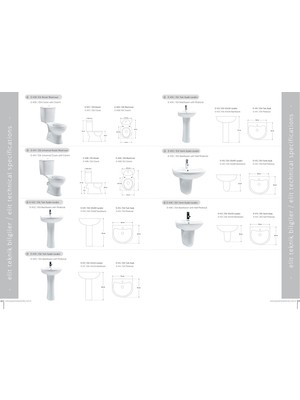 Piramit Seramik 40x50 cm Lavabo