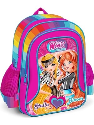 Winx Stella Ve Bloom İki Bölmeli Kız Çocuk Okul Çantası (Yaygan 63253)