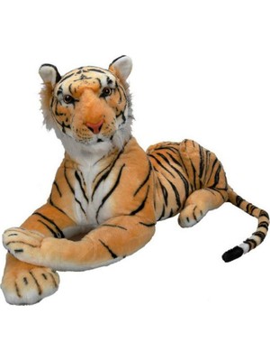 Sunman Peluş Yatan Kahverengi Kaplan