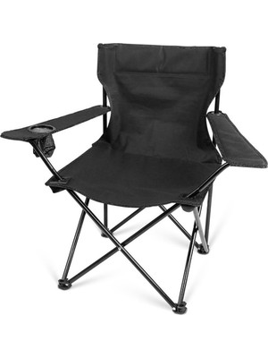 Katlanır Kamp Sandalyesi Siyah