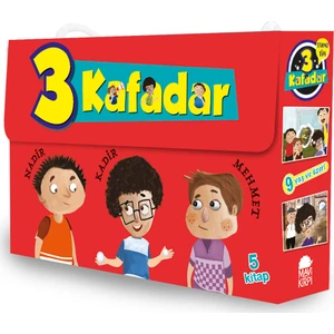 3 Kafadar Tekno Tim  Set 2 (5 Kitap) - Yaşar Bayraktar