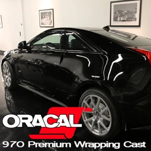 Oracal 970 Seri Hava Kanallı Parlak Siyah Cast Araç Kaplama Folyosu 152Cmx50Cm