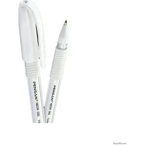 Tükenmez Kalem Jel 1.0 Mm Neon Beyaz Tekli (1 Adet)