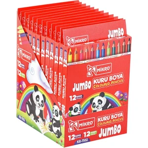Kr-1102 Kuru Boya Jumbo 12 Renk Tamboy(T.M.)