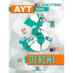 Yayın Denizi Yayınları AYT Sözel Tekrar Ettiren Tek 3'lü Deneme
