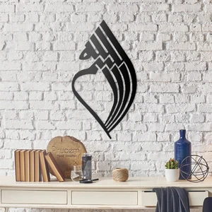Allah c.c. 01 Metal Tablo 38 x 70 cm