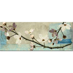 Çiçek Kanvas Tablo Cige-1016 50 x 150