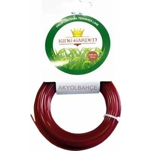 King Garden Tırpan Misinası Ot Çim Kesme İpi 2 mm x 15 m