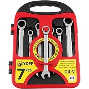 Cırcır Anahtar Seti 8-19 mm 7'li
