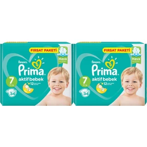 Fırsat Paketi 7 Numara 15+ kg 34 X 2=68 Adet Bebek Bezi
