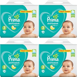 Fırsat Paketi 3 Numara 6- 10 kg 70 X 4=280 Adet Bebek Bezi